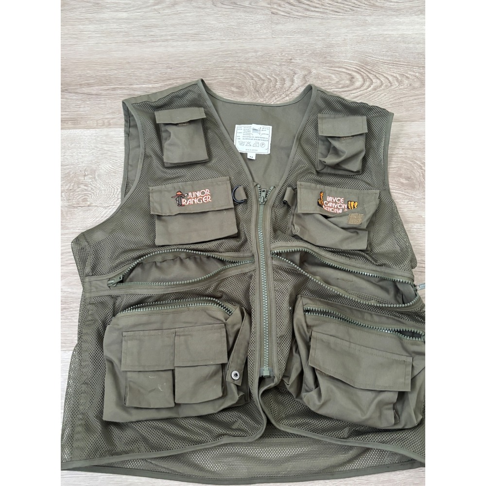 Smith Western Co Junior Ranger Bryce Canyon National Park Utility Vest Olive M